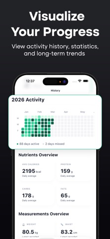 BodyTimeline -Cambio en 30dias iPhone screenshot