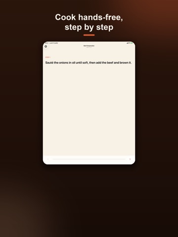 Cocotte: Recipes & Cookbook iPad screenshot