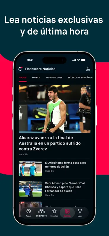 Flashscore: Resultados en vivo screenshot 2 of 10