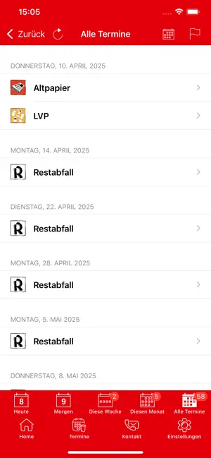 IKB-AbfallApp screenshot 2