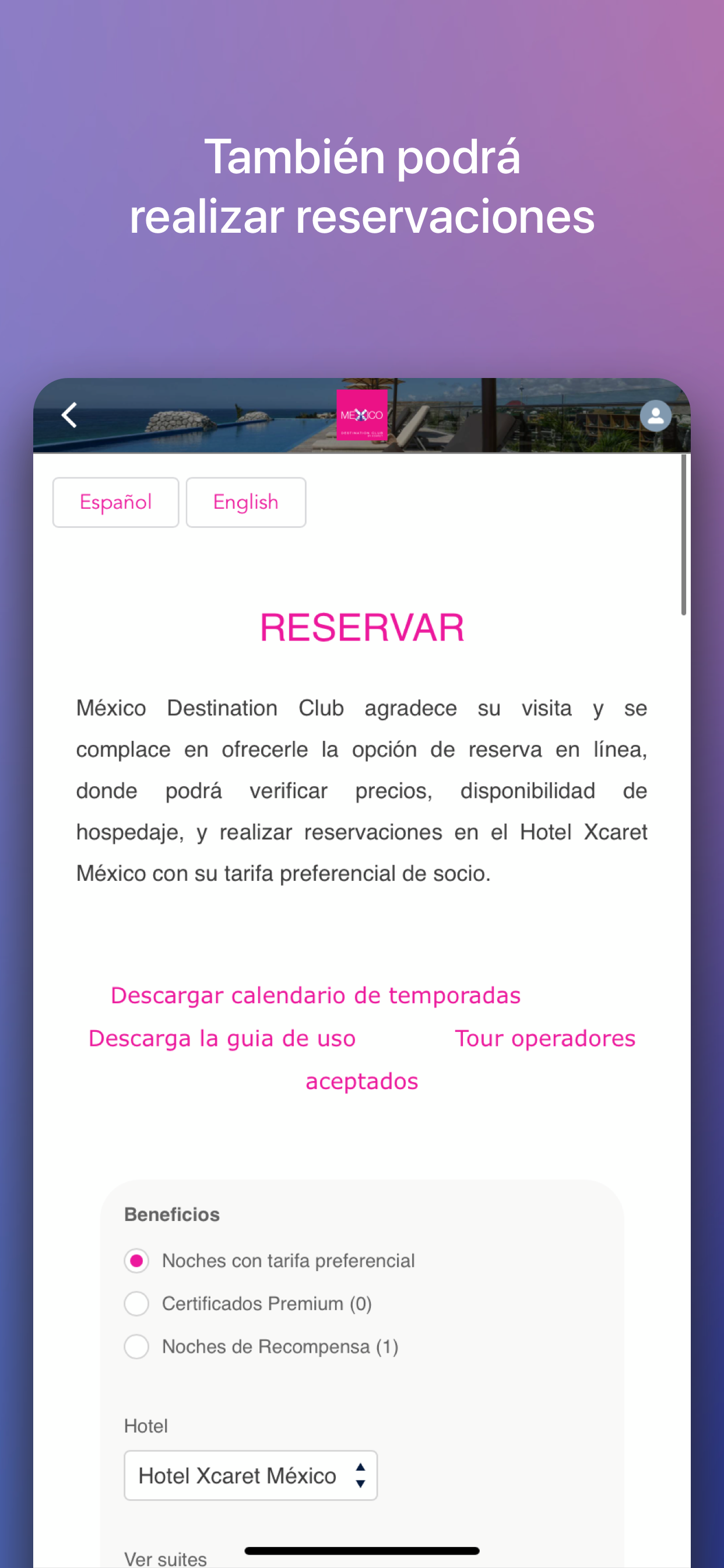 Mexico Destination Club screenshot 5