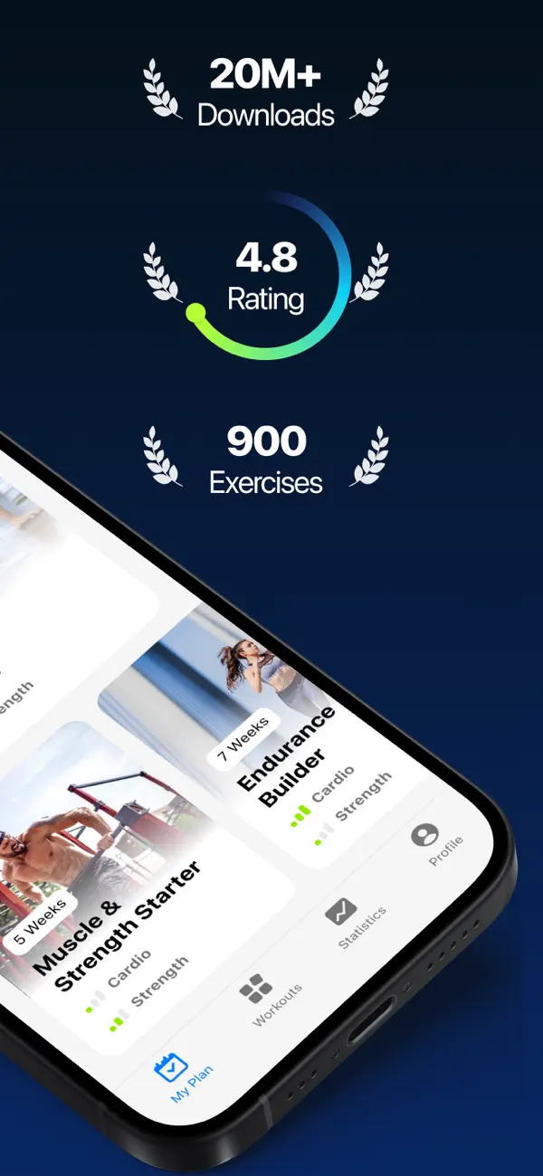 #2. Fitify: Home Workout, AI Coach (iOS) By: Fitify