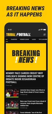 Tribal Football: Football News screenshot