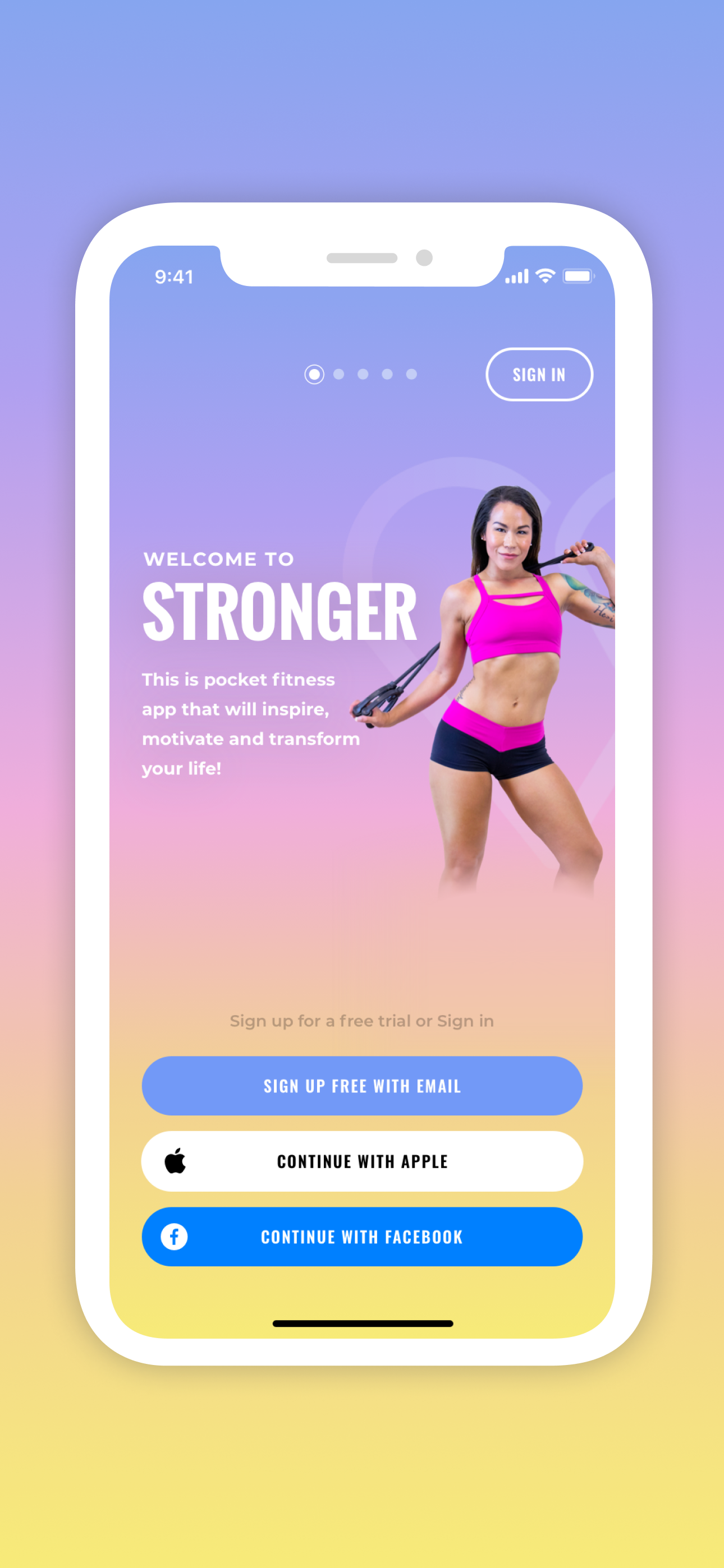 Stronger: Women’s Fitness App