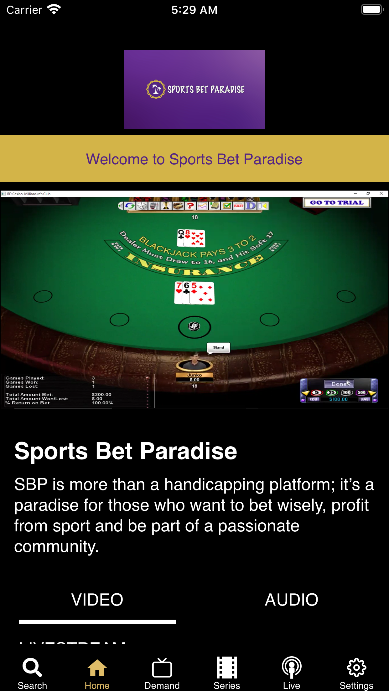 Sports Bet Paradise