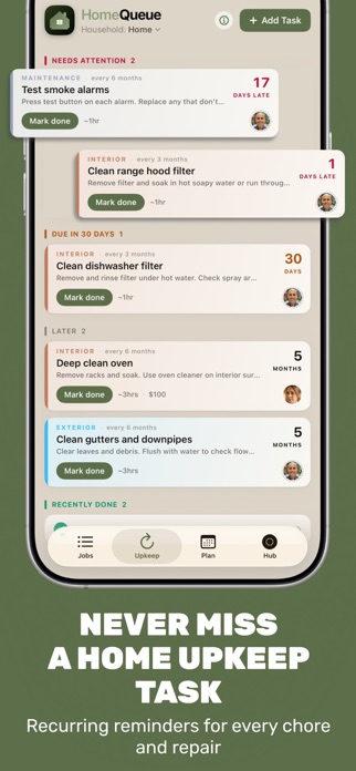HomeQueue: Shared Maintenance Screenshot 2 of 5