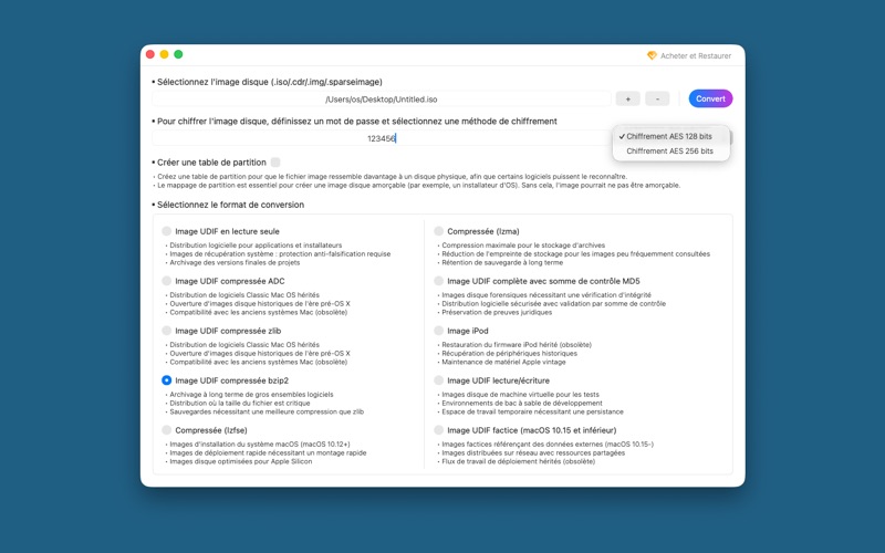 Screenshot #3 pour Convert ISO to DMG Pro