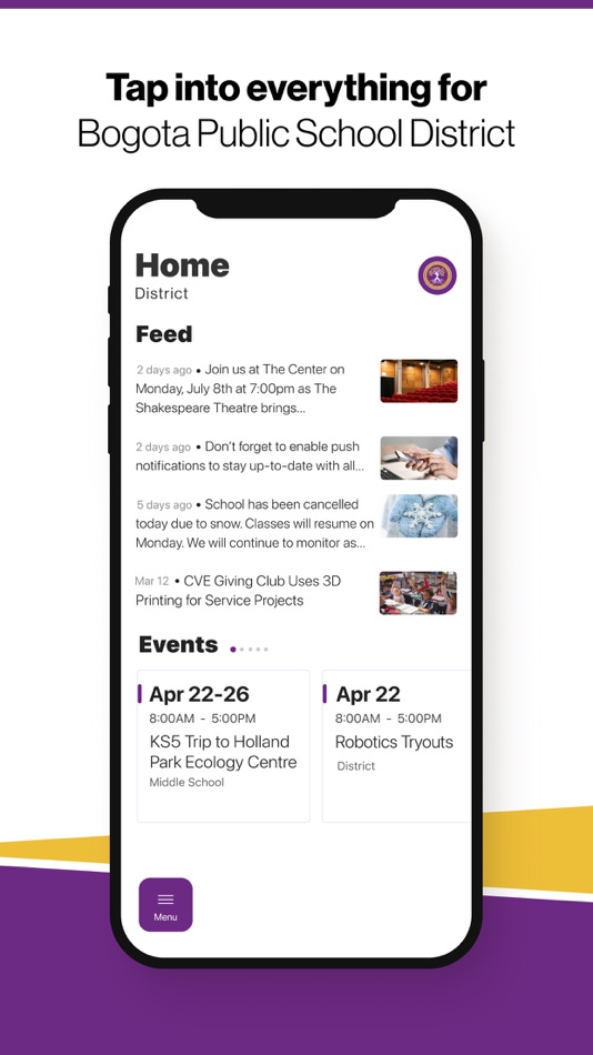 #1. Bogota Public Schools, NJ (iOS) Με: Bogota Public Schools