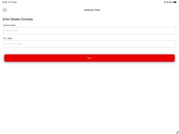 ZenithBankToken iPad screenshot