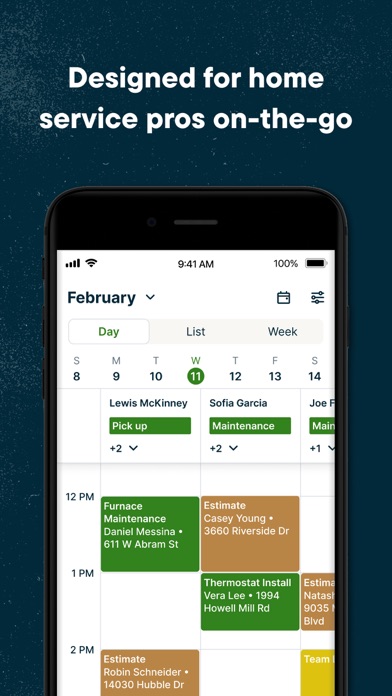 Screenshot #3 pour Jobber Field Service Software