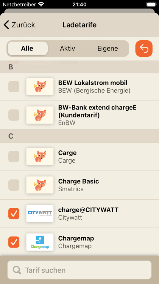 #6. Ladefuchs: EV Strompreise (iOS) 由: Malik Aziz
