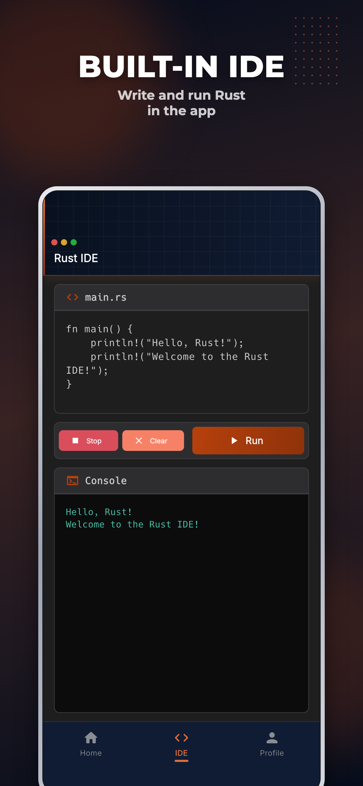 Learning Rust screenshot 2