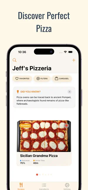 Pizza Recipe & Journal: Za screenshot 1