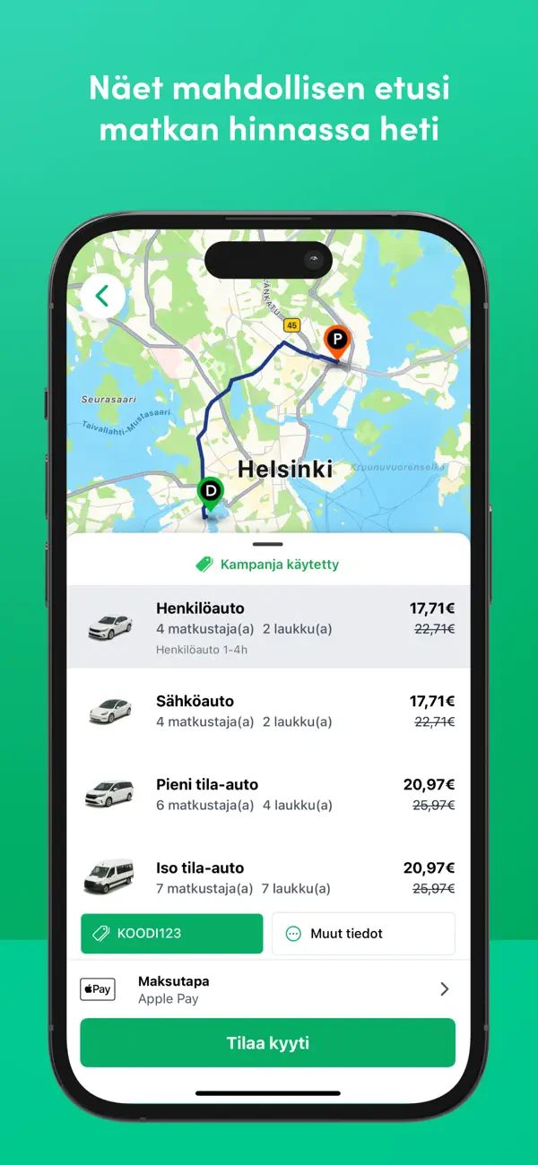 Screenshot #2 pour Menevä Taksi