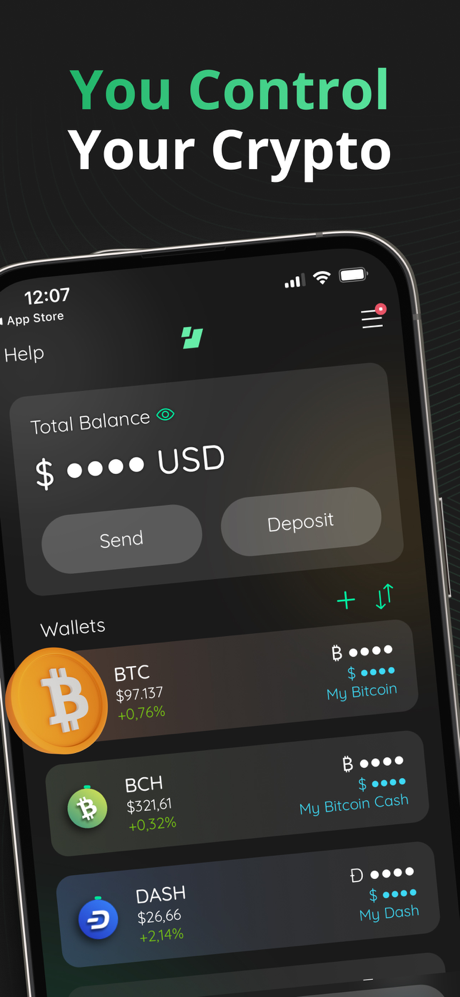 Edge - Crypto & Bitcoin Wallet screenshot 2