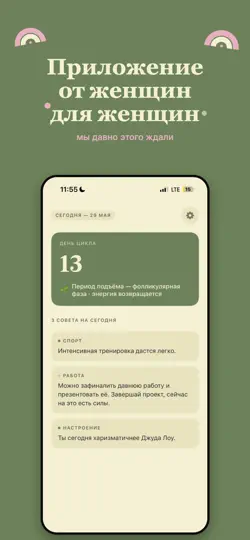 Скриншот Spanda: Cycle Calendar на iPhone 6