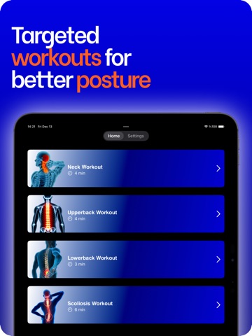 UnShrimp:Posture Spine Therapy iPad screenshot