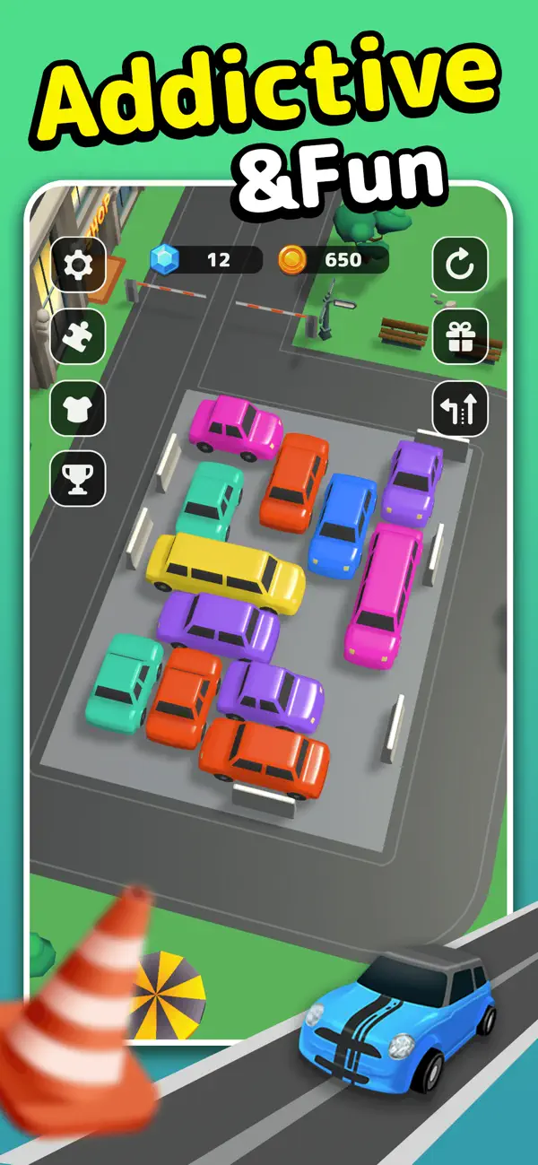#6. 3D Car Game: Parking Jam (iOS) De: Guru Smart Holding Limited