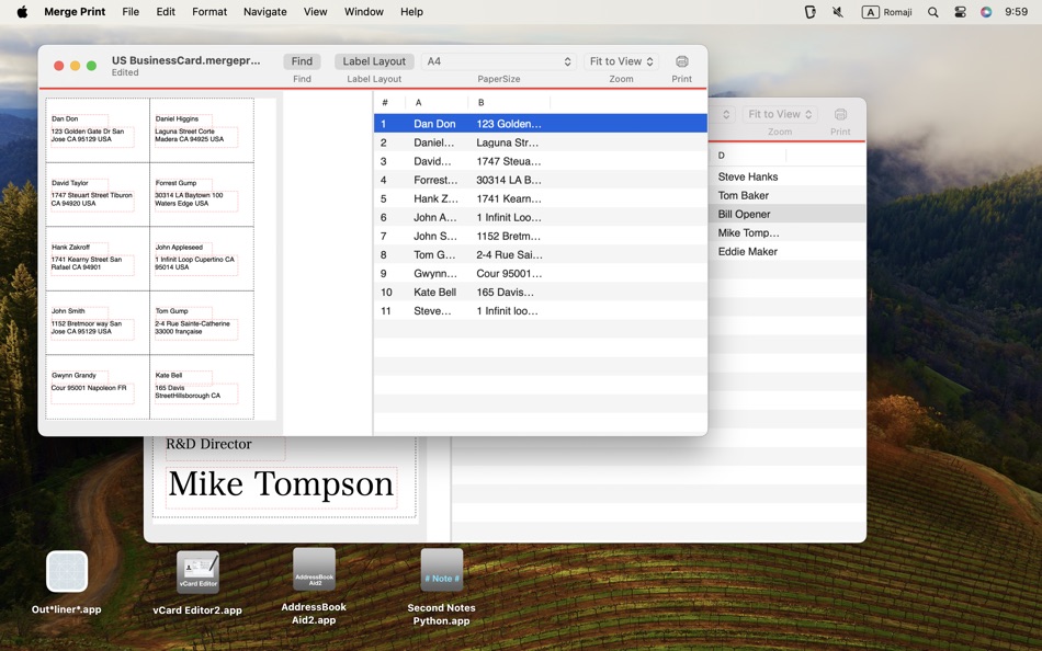#2. Merge Print (macOS) Bởi: Goldbug Software