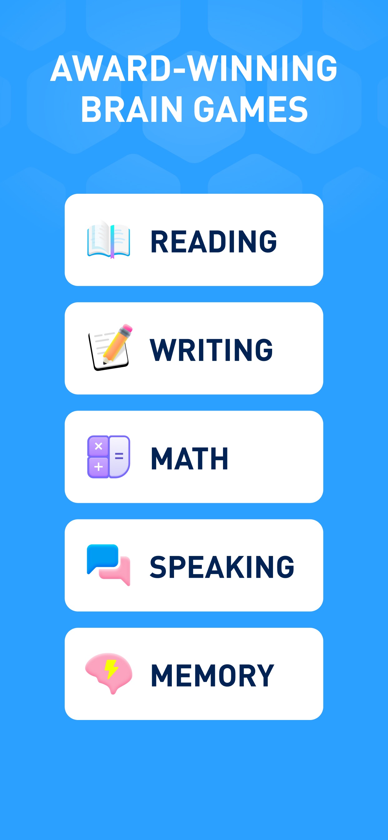 Elevate - Brain Training Games 스크린샷 1