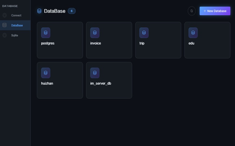 Screenshot #3 pour DBManage-mysql postgres mssql