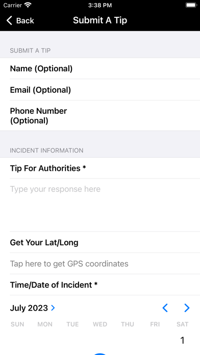 Huntington County Sheriff Screenshot