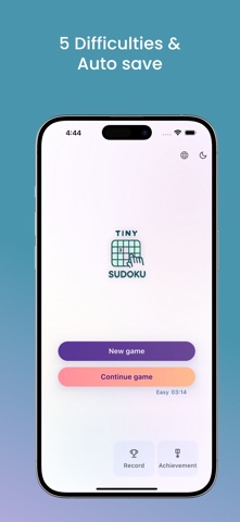Sudoku - Tiny Sudoku Puzzle iPhone screenshot