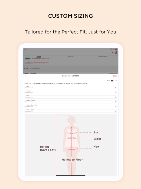 JJ's House:Bridesmaid Dresses iPad screenshot 7 - Shopping app