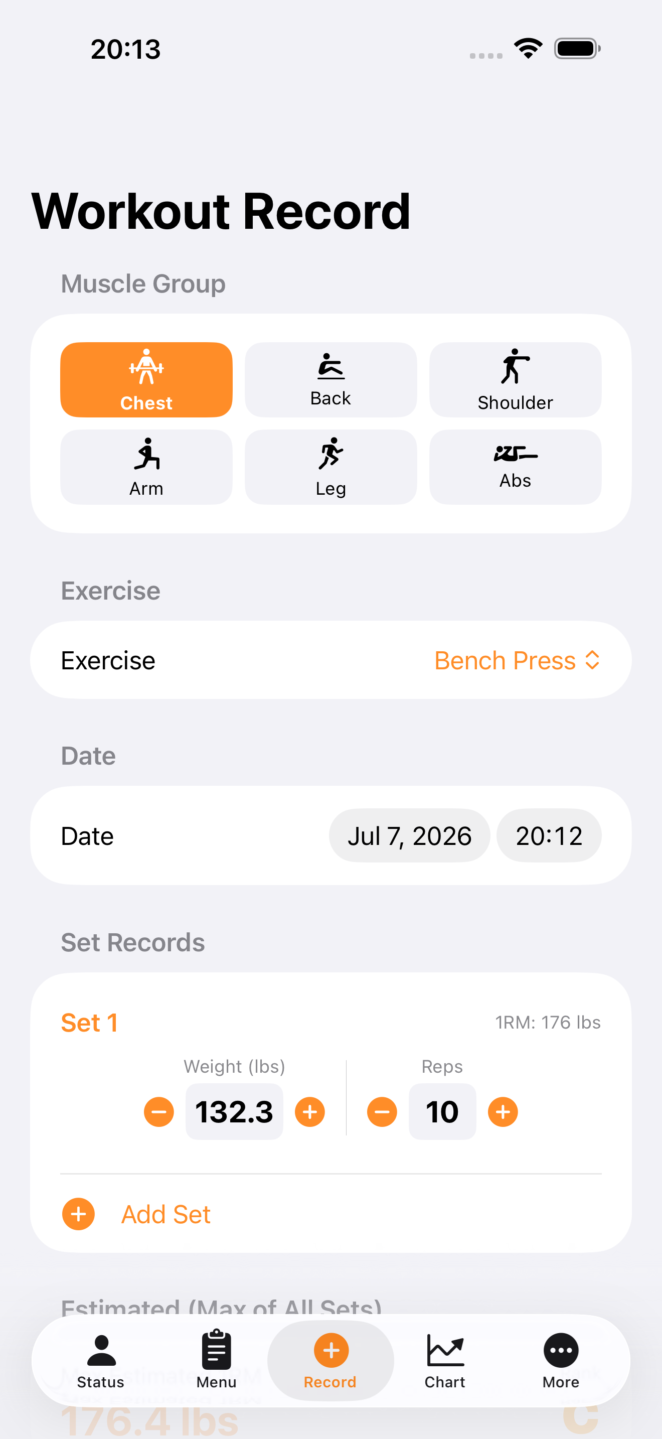 MuscleRank screenshot 3