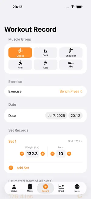 MuscleRank screenshot 3