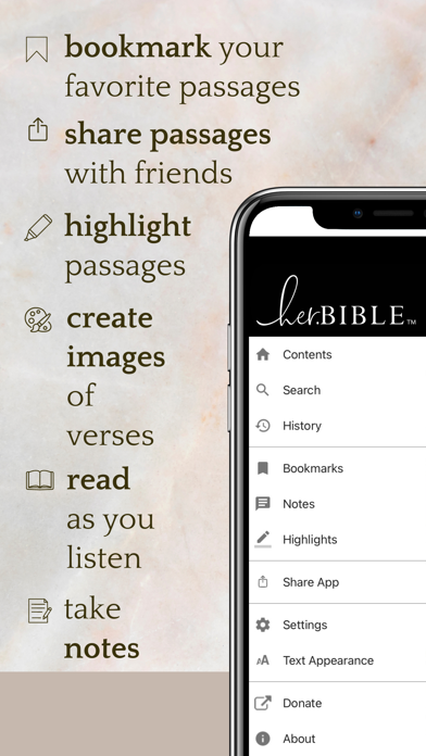 her.BIBLE Women's Audio Bible Screenshot