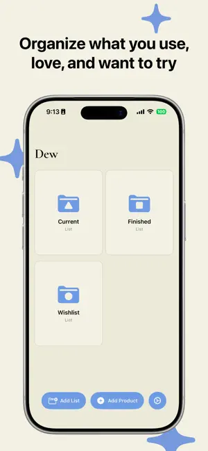 Dew - Beauty Product Tracker screenshot 2