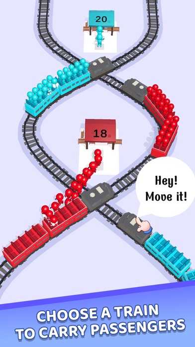 Train Jam Escape:Traffic 3D Screenshot