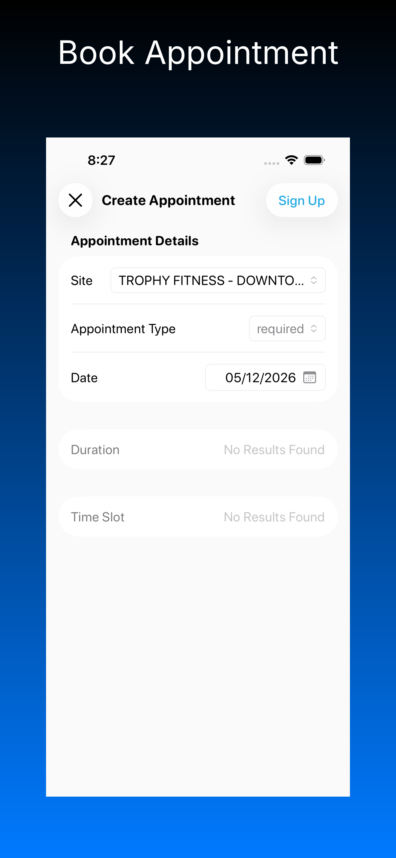 Trophy Fitness Member Portal screenshot 4