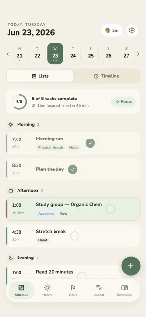 FLOW: Focus. Lead. Own. Win. screenshot 1