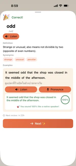 VocabCard – CEFR English screenshot 2