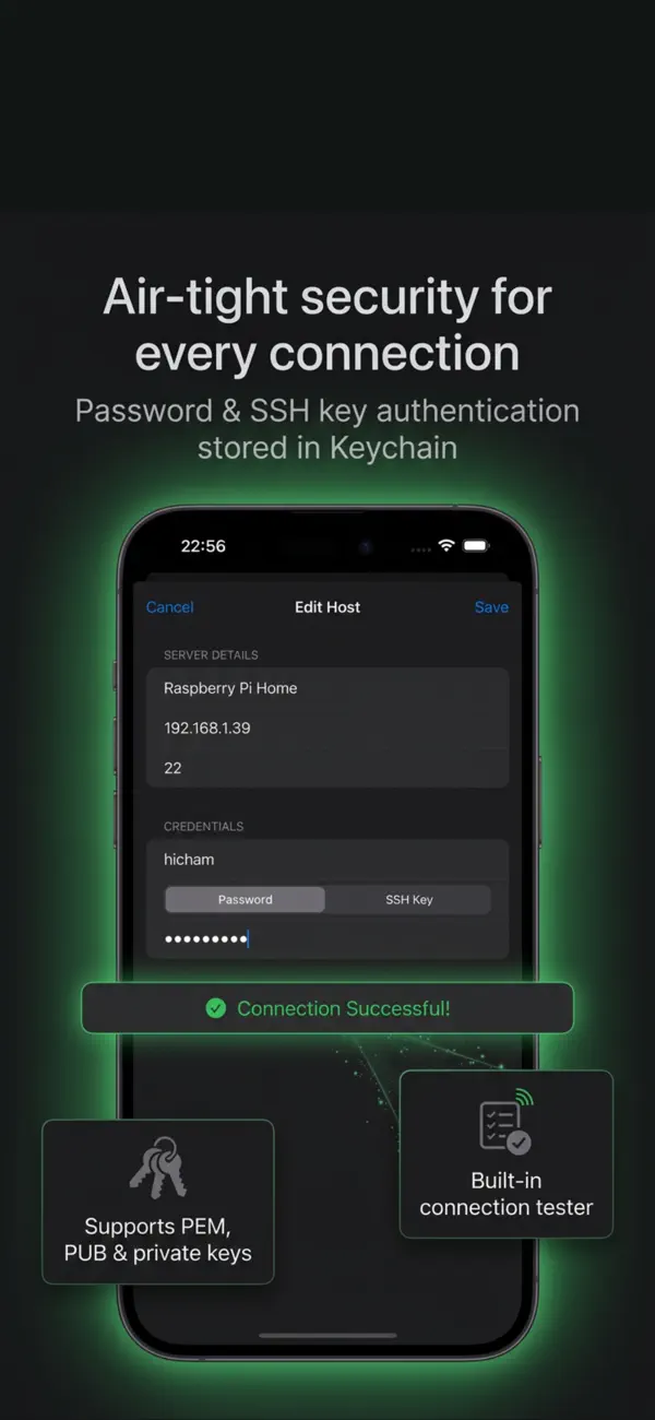 #2. SSH Quick Connect: Pro Client (iOS) Tekijänä: ZAINAB KICHOU AMANAD