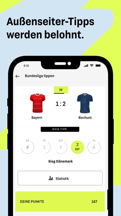 tipptastic – Die Tippspiel App Screenshot