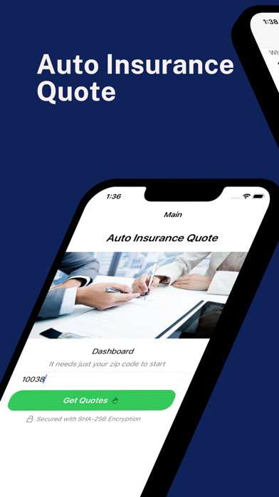 Auto Insurance Quote Screenshot 1 - AppWisp.com Auto Insurance Quote Screenshot 1 - AppWisp.com