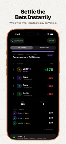 MatchPlay - Golf Tracker Screenshot 2 of 7