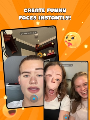 Funny Face Mashup Challenge iPad screenshot