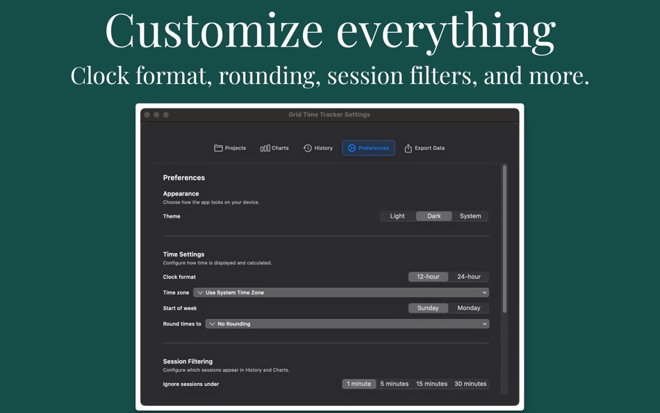#5. Grid Time Tracker (macOS) Ved: Strivian LLC