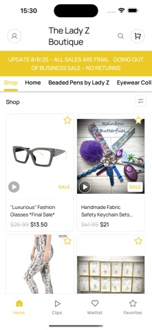 The Lady Z Boutique screenshot