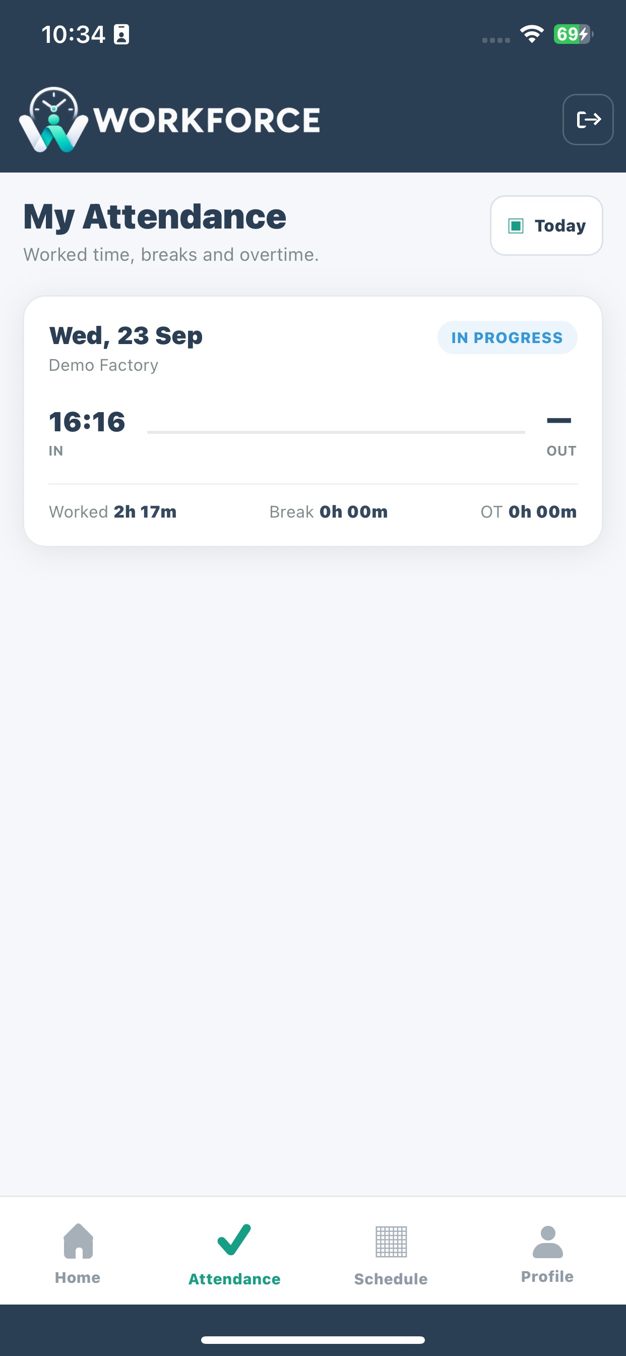 Screenshot 5 of workforce Attendance