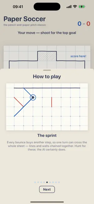 Paper Soccer — Pitch Classic screenshot 2