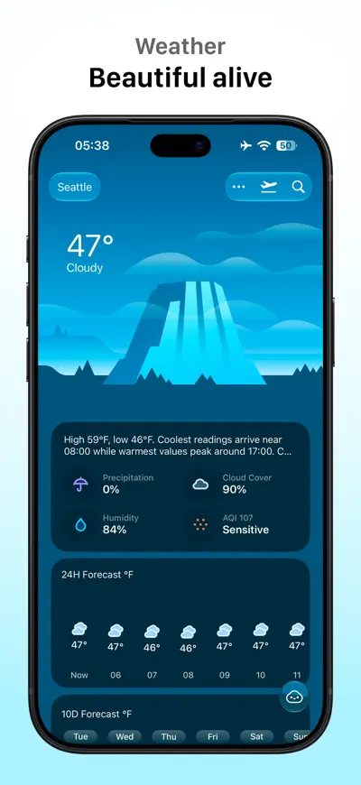 Weather mini 스크린샷