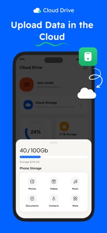 Cloud Data Backup screenshot