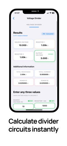 Electronic Calculator: Amperio Screenshot 4 of 4