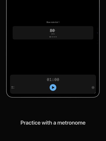 GuitarPal-Structured Practice iPad screenshot