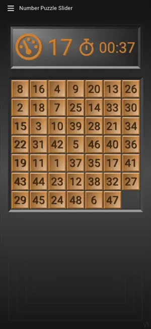 Number Puzzle Slider Extended screenshot 1
